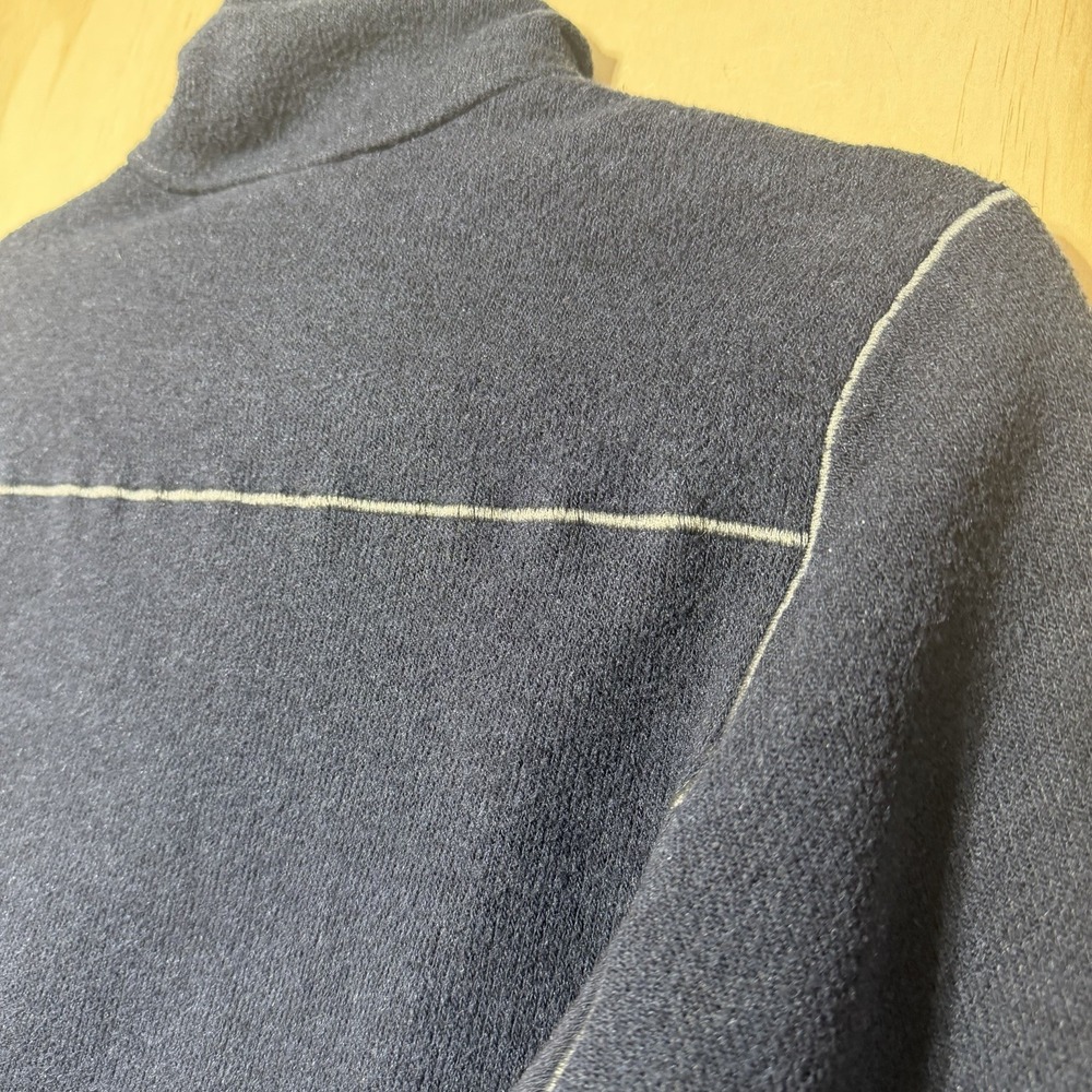 Kuhl Womens Medium Fleece Pullover 1/4 Zip Navy Outdoor Hiking Jacket - Picture 9 of 11